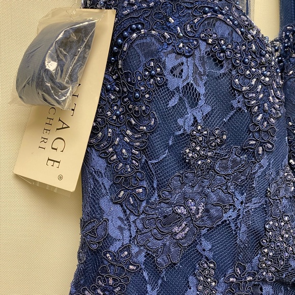 Montage by MonCheri beaded bodice strapless tulle gown - Picture 6 of 10